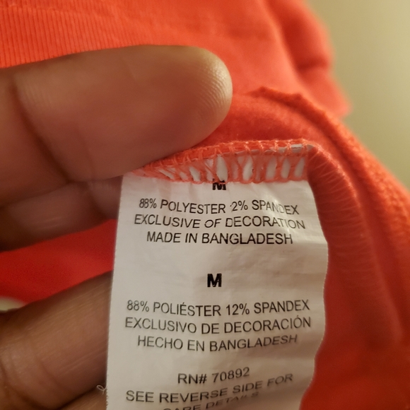 Layer 8 Performance Pink Athletic Workout Sweater - Picture 4 of 5